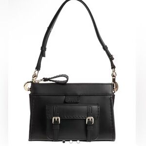 Chloé Edith Mini Shoulder Bag – Black Calfskin